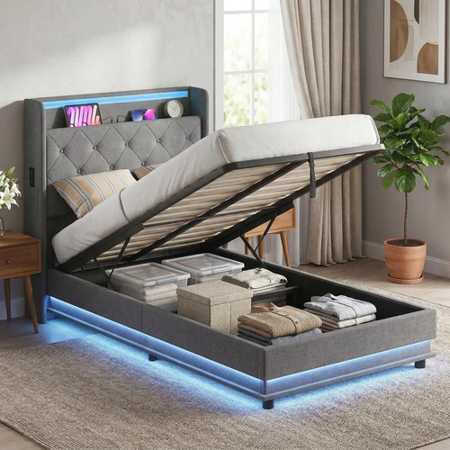 3ft single bed frame ottoman - single,