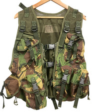 British Army DPM Waistcoat Man’s General Purpose OPS 8 Pouches Airsoft Fishing