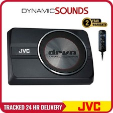 JVC CW-DRA8 - 20cm (8'') Underseat Compact Powered Subwoofer 250W Bass Woofer