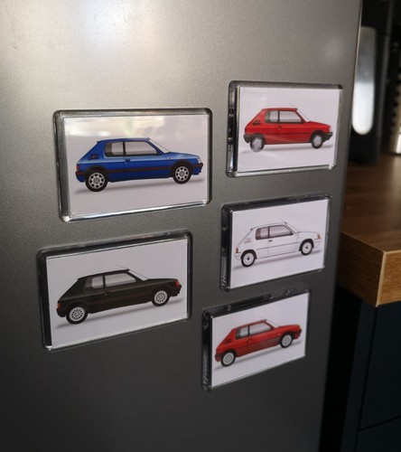 Fridge magnet peugeot 205 - peugeot,