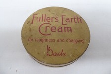 VINTAGE FULLERS EARTH CREAM BOOTS  TIN 