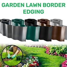 Garden lawn edging wall - garden,