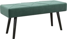 Green Velvet Bench Window