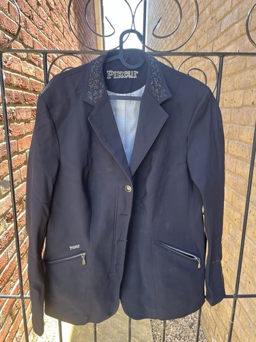 Black sparkly pikeur show - black,