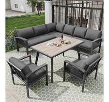7 Seater Garden Corner Sofa