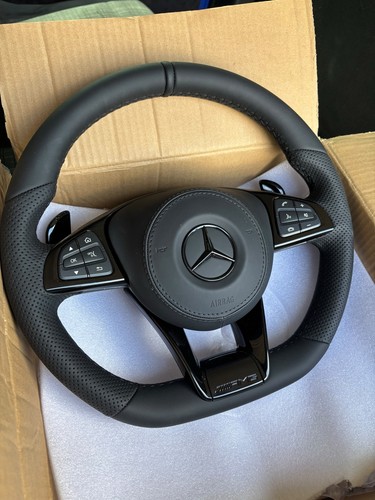 New mercedes steering wheel - mercedes, a