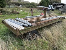 4 Ton Heavy Duty Turntable Yard Bogie . Shepherds Hut Chassis Type