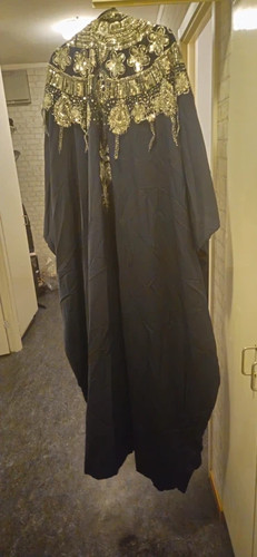 Navy blue abaya maxi - navy,
