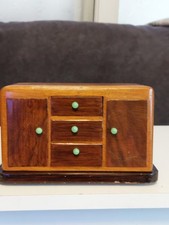 VINTAGE MINI WOODEN MONEYBOX