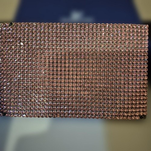 Swarovski pink crystal - swarovski, card