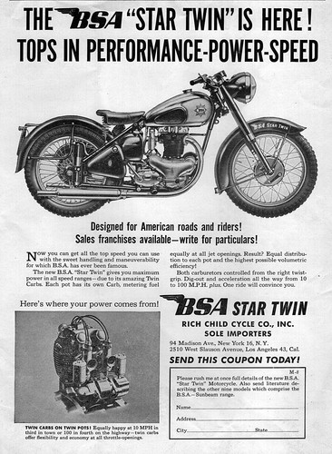 1949 bsa star - 1949, twin