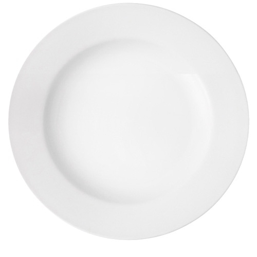 Pure white dinner plate - pure,