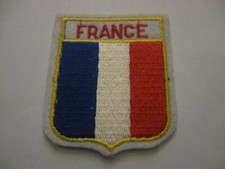 RARE OLD FRANCE RUGBY UNION OR FOOTBALL ASSOCIATION WOVEN BLAZER BADGE PATCH