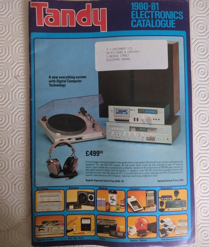 Tandy 1980 electronics - 1980-81,