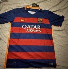 Retro 2015-16 Barcelona Jersey With Neymar#11 On The Back Size Men’s M