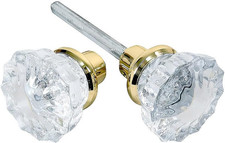Mortise Lock Crystal Glass