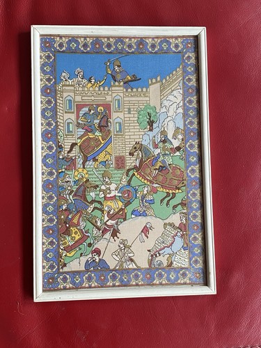 Vintage framed indo persian - vintage,