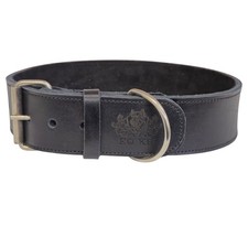 EQ K9 Real Leather Dog Collar