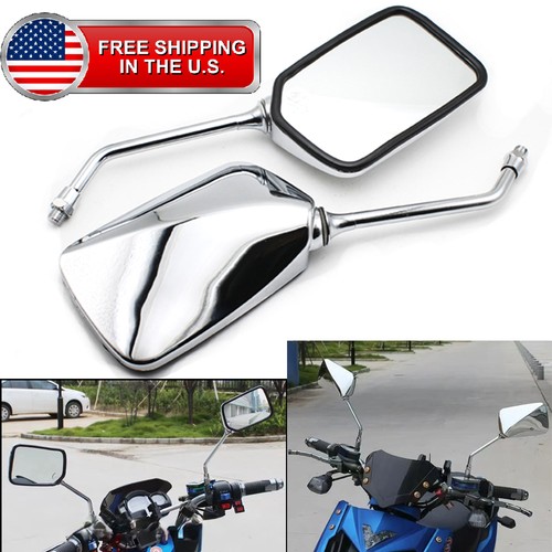 Pair 10mm motorcycle rearview - motorcycle,