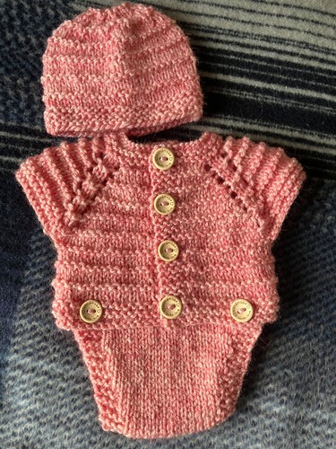 Hand knitted dolls clothes - dolls,