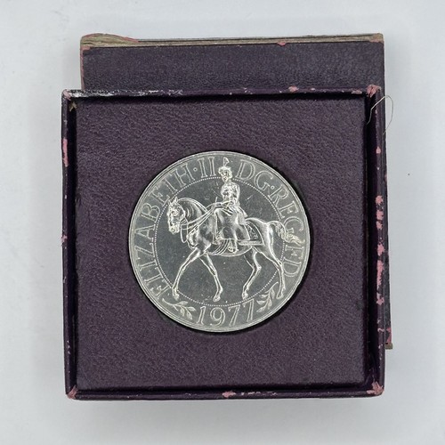 1977 silver jubilee crown coin - 1977,