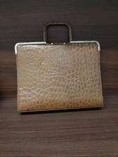 Vintage Leather Handbags - Leather And Alligator Skin 