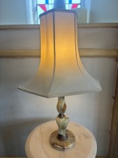 Vintage Green Onyx And Brass