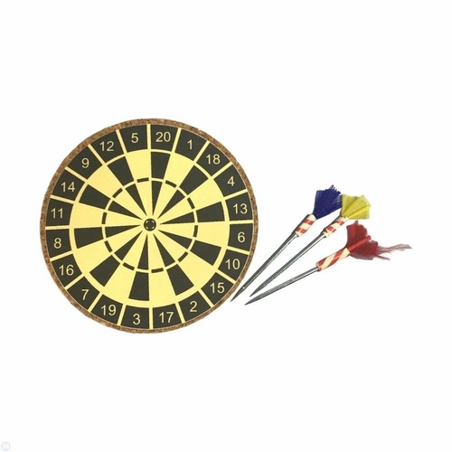 Dartboard darts dolls house - dartboard, darts,