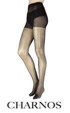 Charnos Womens 24/7 15 Denier + Lycra Tights in Black Matte Appearance - 3 Pairs