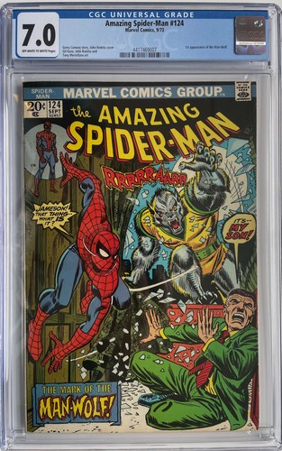 Amazing spider man 124 - spider-man, cgc