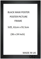 Modern Black Maxi Poster Frame