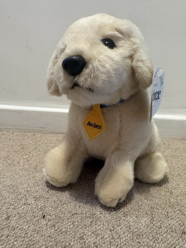 Andrex beige plush dog soft - andrex,