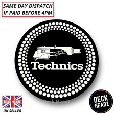 Technics slipmat black white - slipmat,