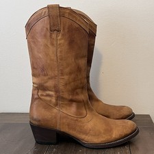 Stetson Brown Leather Western