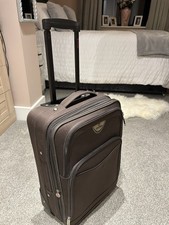Cities Brown Cabin Size Suitcase Carry On