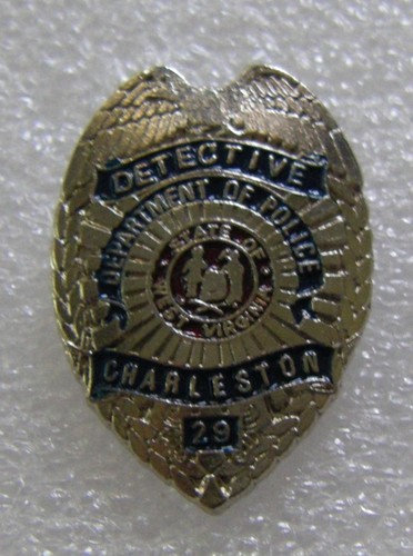 Pin police detective west - police,