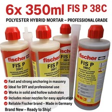 6x Fischer Injection Mortar