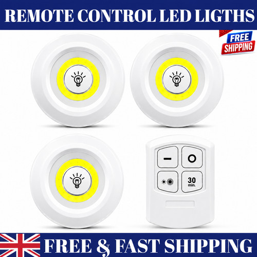 Remote control led push lights - remote,