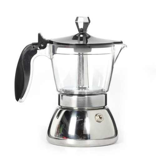 Italian moka coffee pot - pot, 4/6