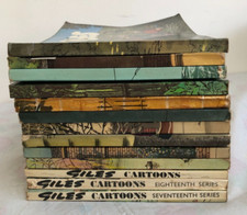 x13 Vintage Giles Cartoon Books Bundle/Job Lot - 1970s Various Condition & Dates