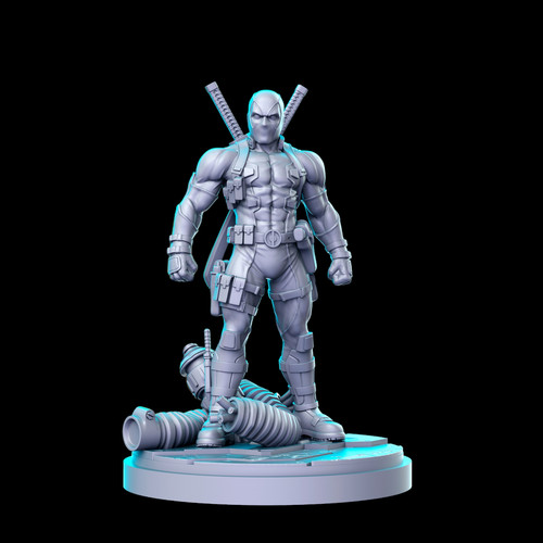 Deadpool miniature - deadpool,