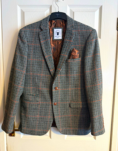 Marc darcy teal check tweed - teal,