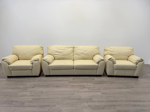 Milano ivory leather seater - milano,