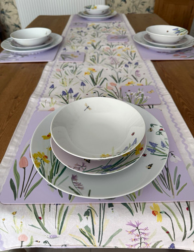 Next lila floral - lila, piece