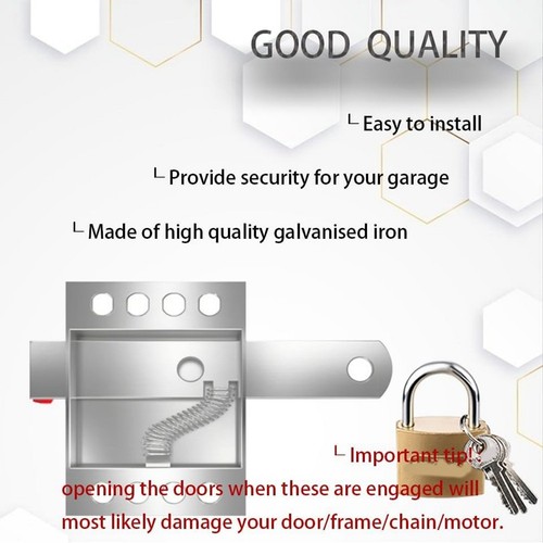 Heavy duty garage - duty, lock