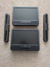 LOGIK L9DUALM13 9” LCD DUAL WIDESCREENS IN CAR PORTABLE DVD PLAYER