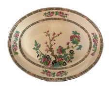 Vintage keeling & co late mayers Indian Tree Oval Platter 12 1/2" England