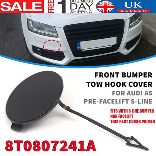 Primed front bumper - primed, tow
