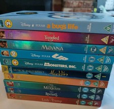 Walt Disney Pixar Classics with Slip Covers DVD Bundle Lot 10x Family 🍿Kids #4