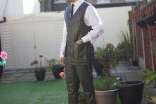 Milano Countryman Shooting, Hunting, REAL Leather Sheep Napa Gilet